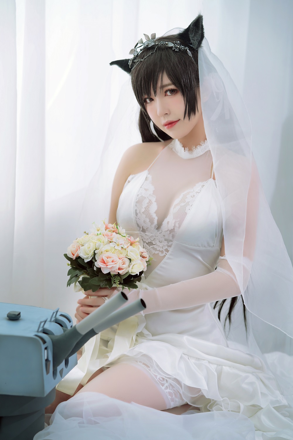 半半子-爱宕花嫁[30P+1V]