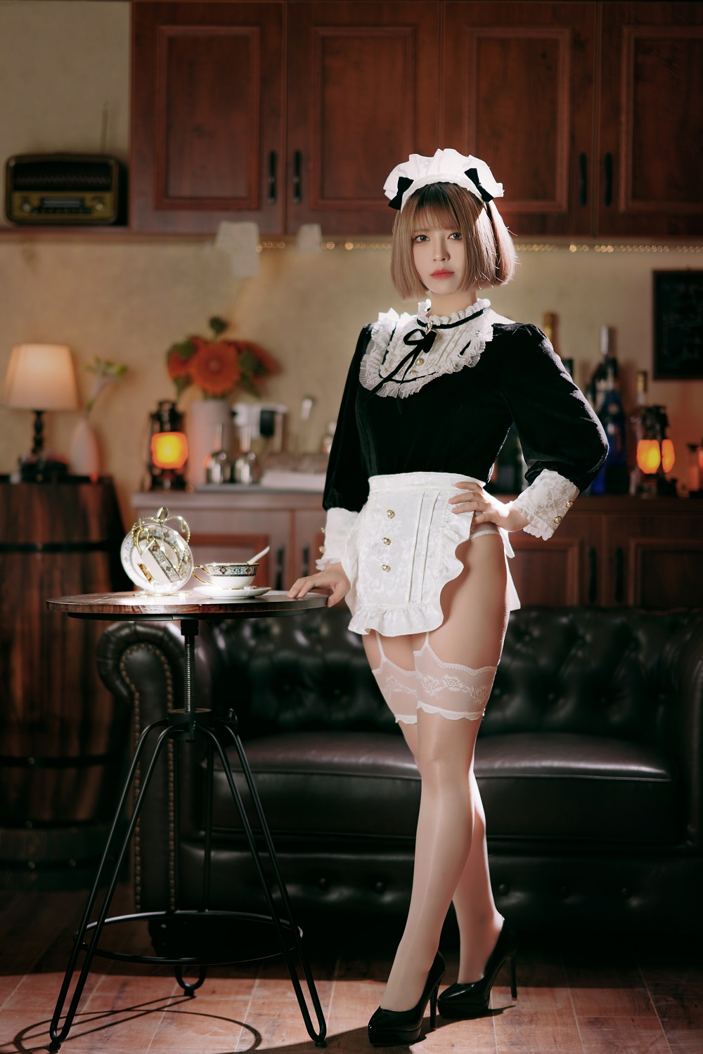 半半子-主人来一份下午茶吧[77P+2V]