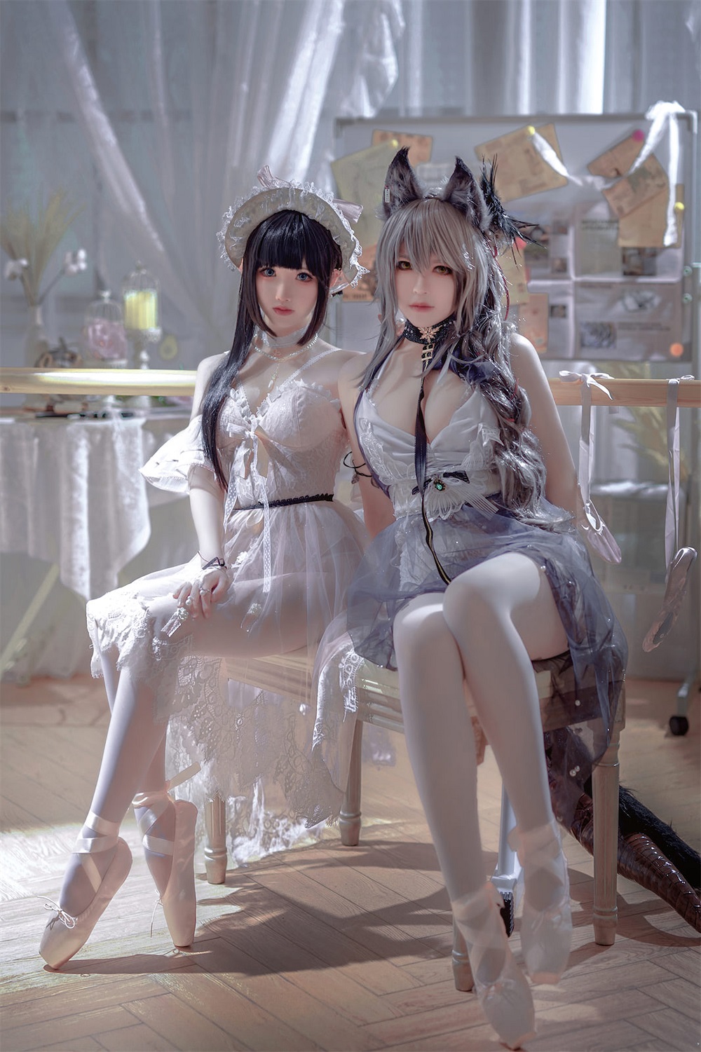 半半子&amp;面饼仙儿-明日方舟-黑 x 森蚺[56P]