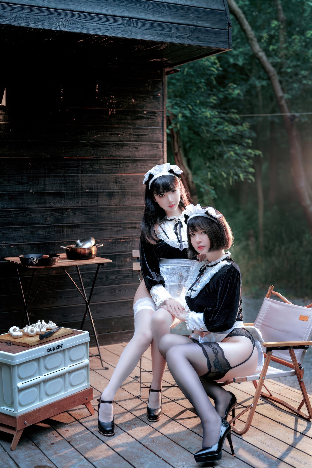 半半子&amp;面饼仙儿-Maid姉妹[74P]