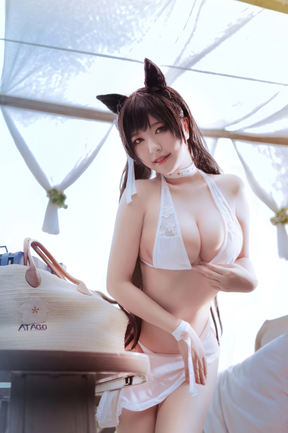 半半子-碧蓝航线-爱宕泳装[27P]