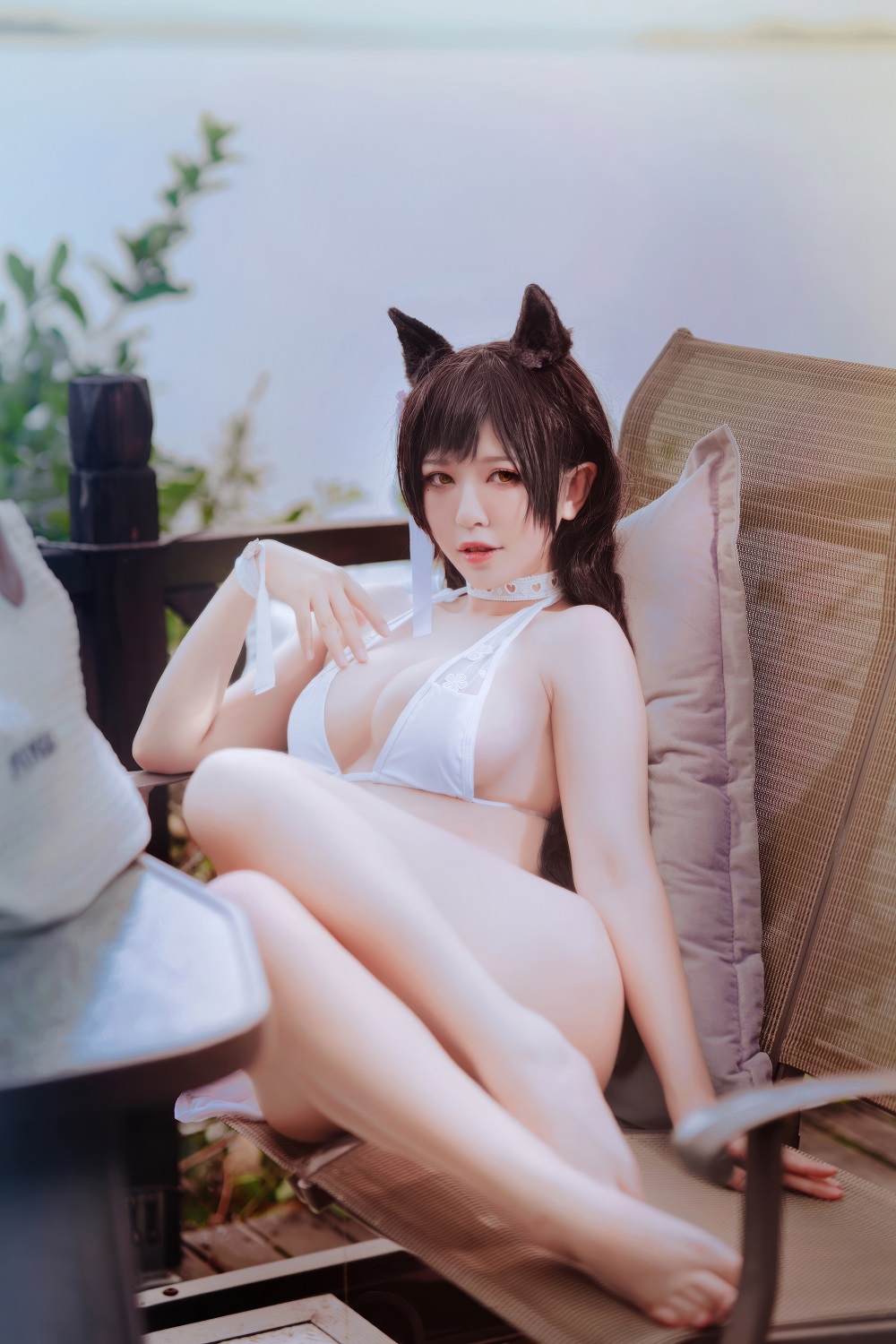 半半子-碧蓝航线-爱宕泳装[27P]