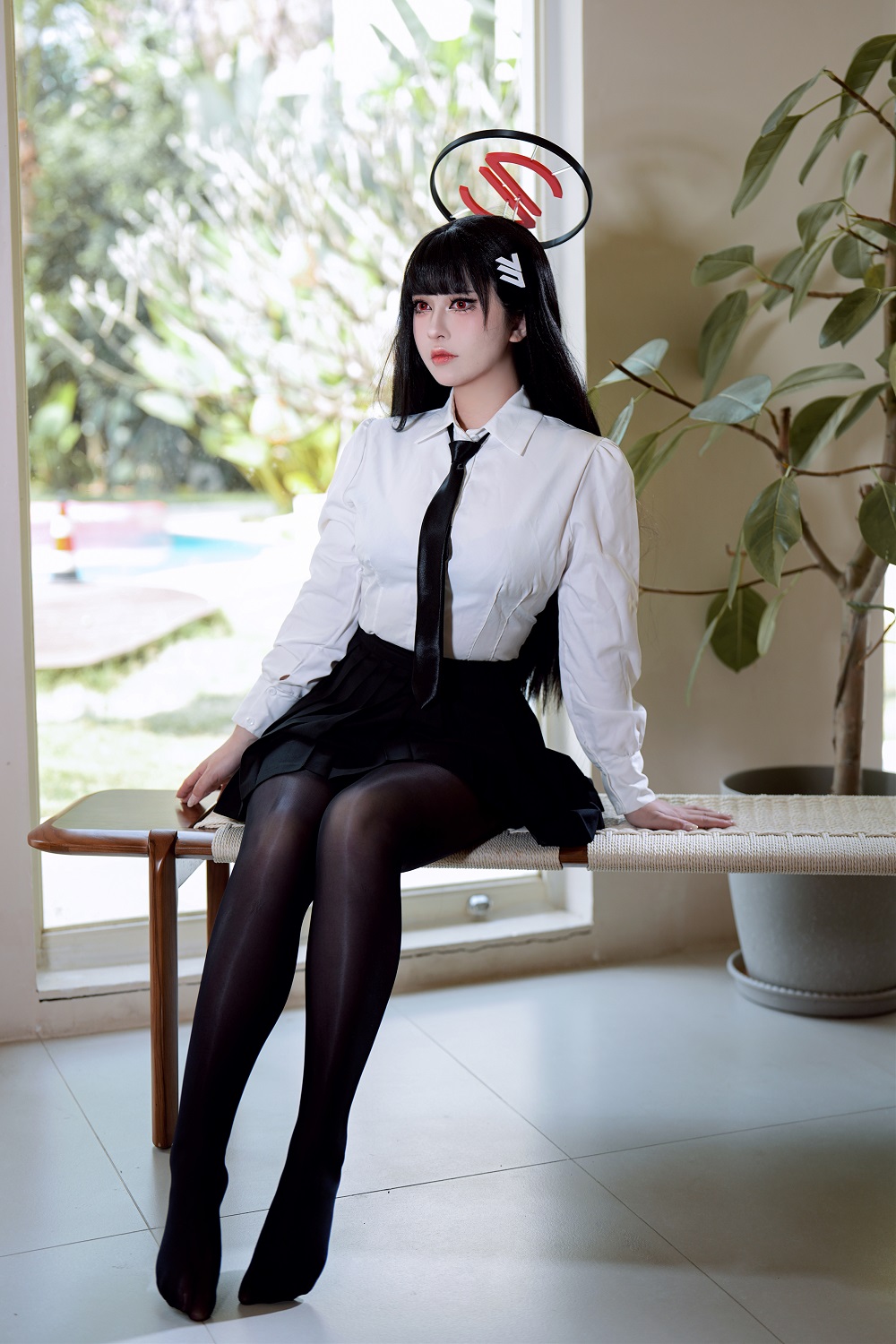 半半子-蔚蓝档案-调月莉音·制服&amp;竞泳[64P+5V]