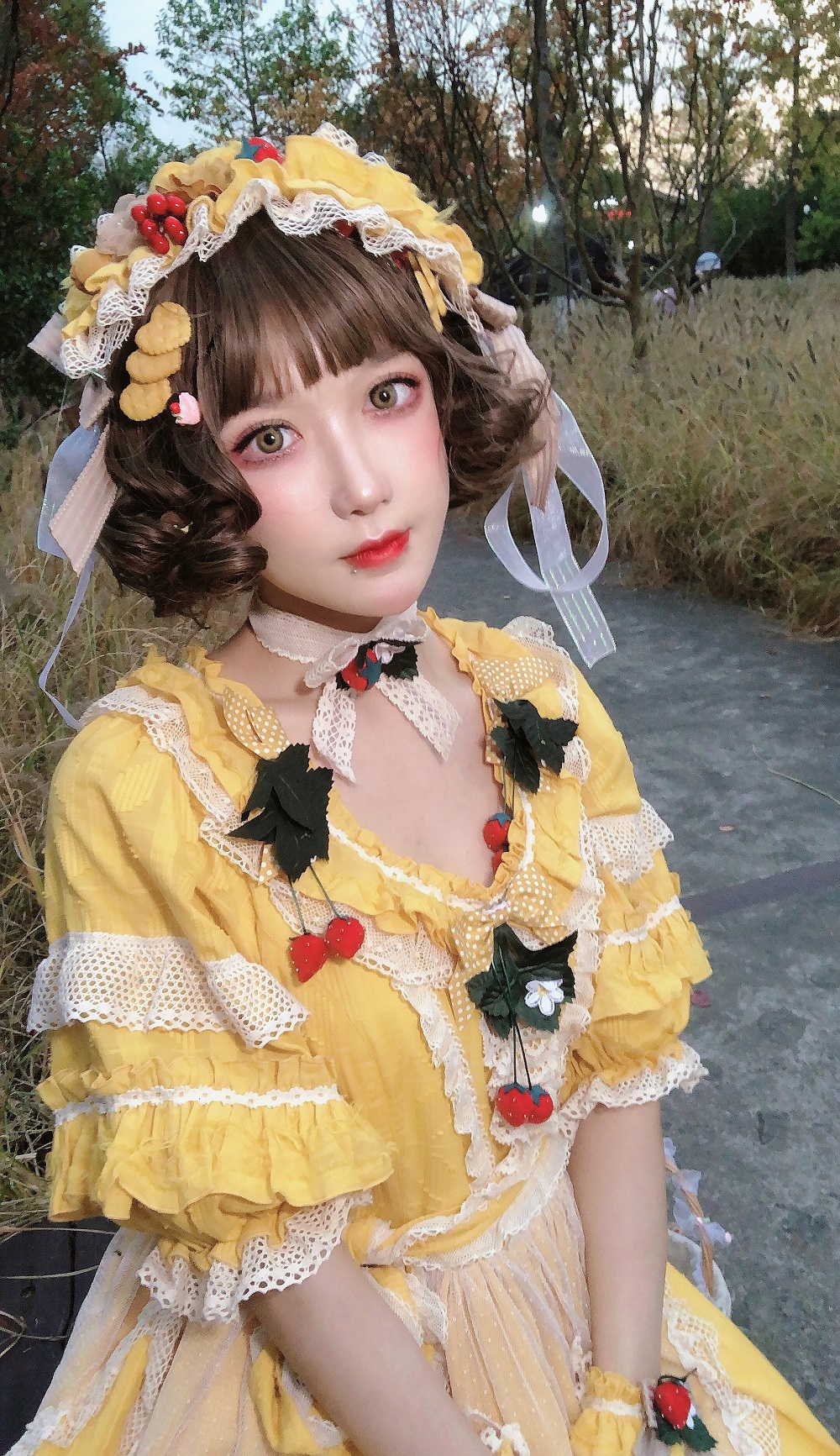 阿包也是兔娘-Lolita黄裙[12P]