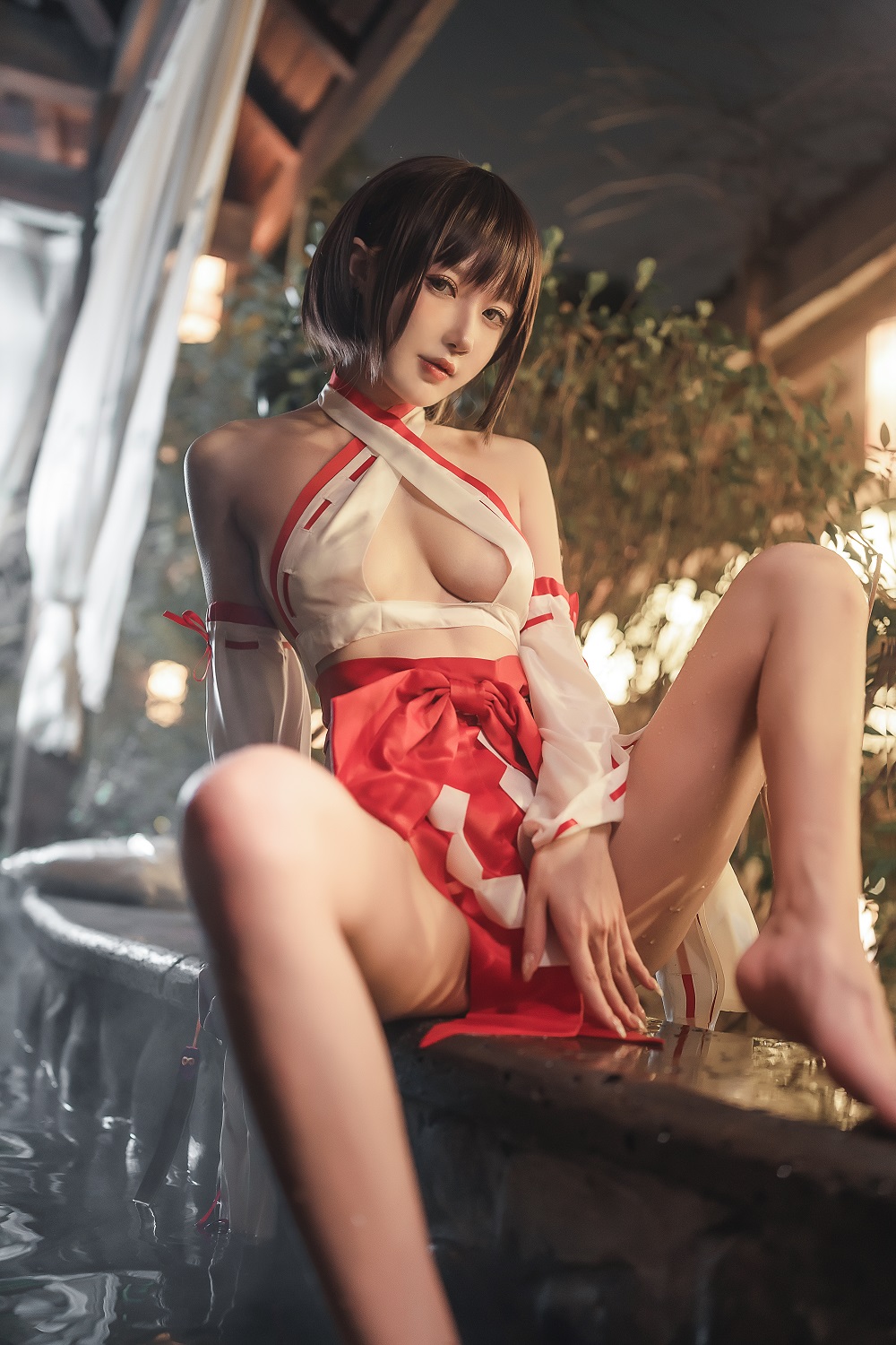 阿包也是兔娘-温泉巫女[24P]
