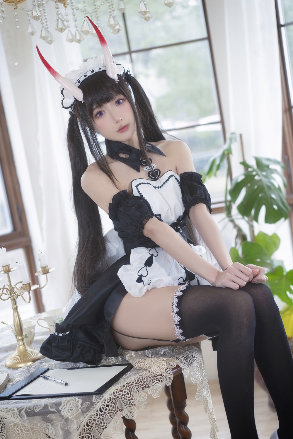 阿包也是兔娘-舰长图-能代女仆[23P]