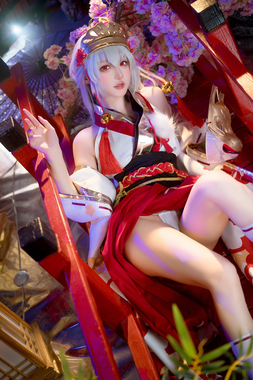 阿包也是兔娘-樱境物语-巫女浴池[58P+1V]