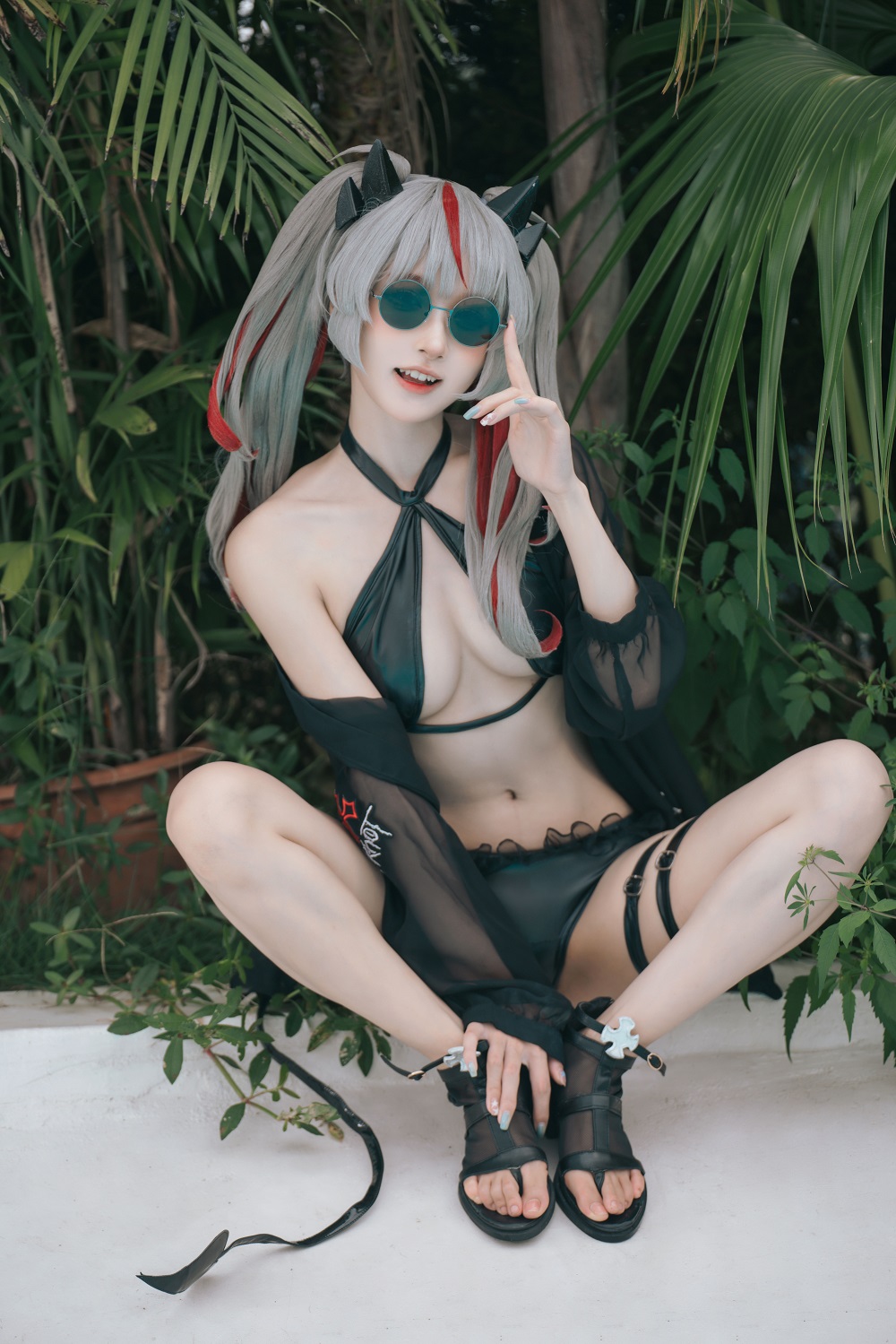 阿包也是兔娘-碧蓝航线-阿诺德泳装[37P]