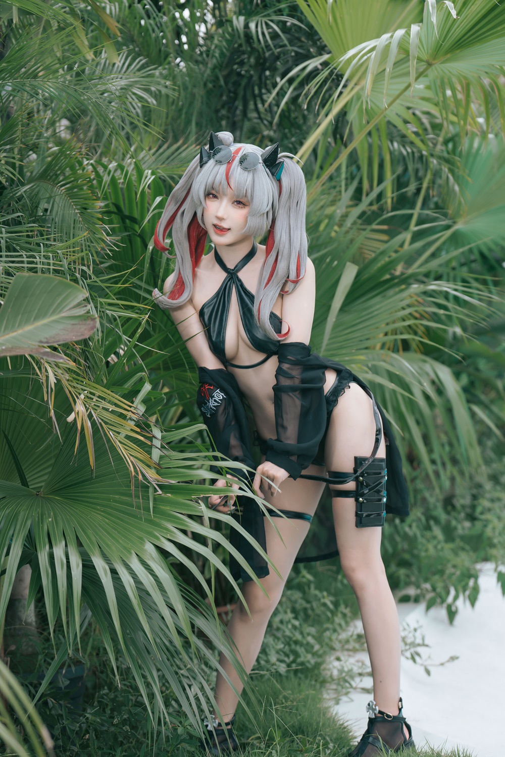 阿包也是兔娘-碧蓝航线-阿诺德泳装[37P]