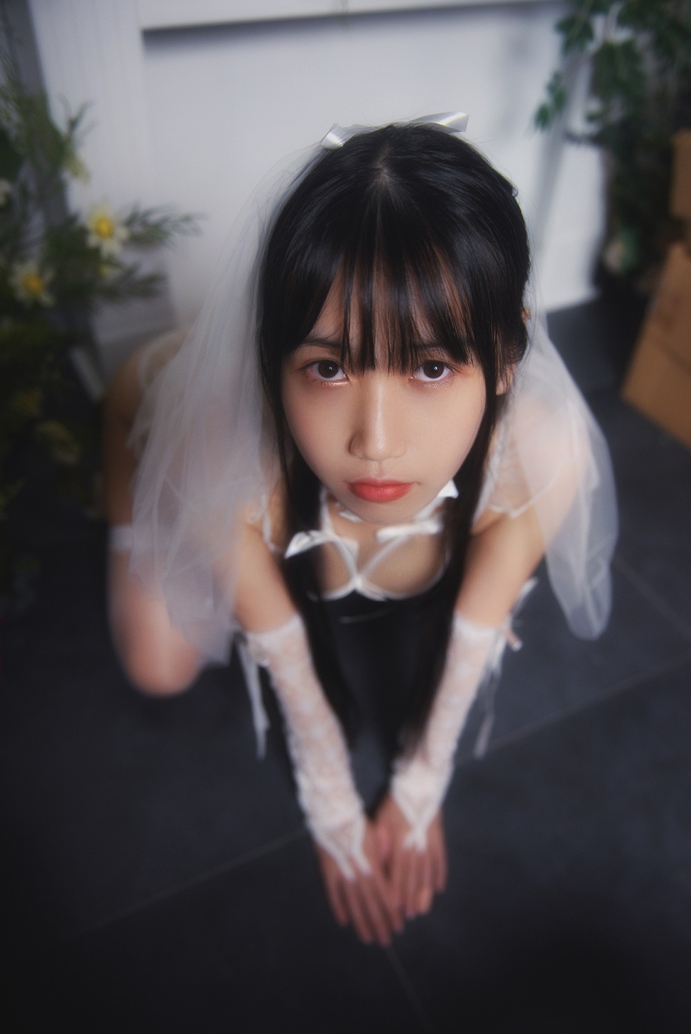 不呆猫-白色婚纱[28P]