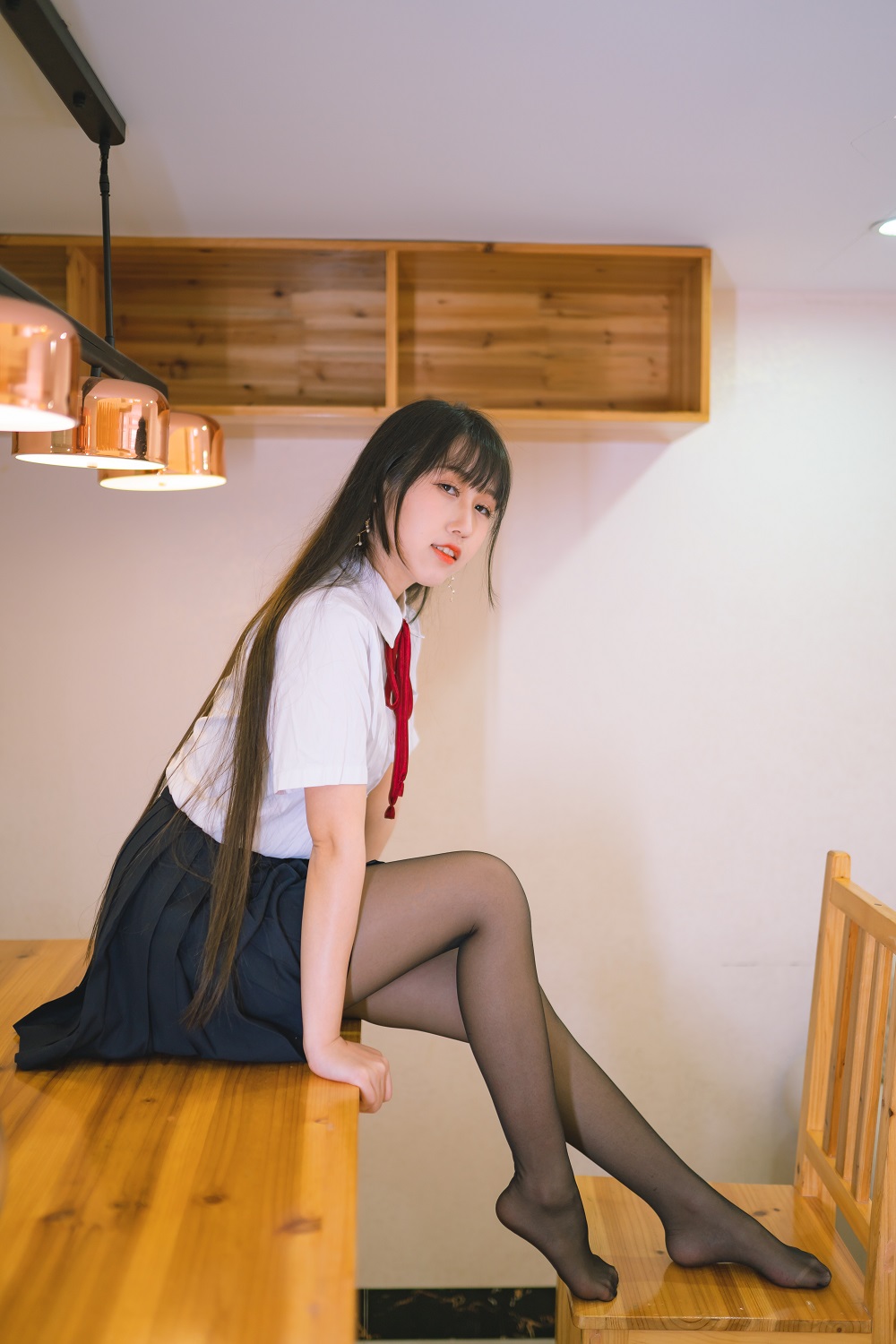 不呆猫-校服JK[64P+4V]