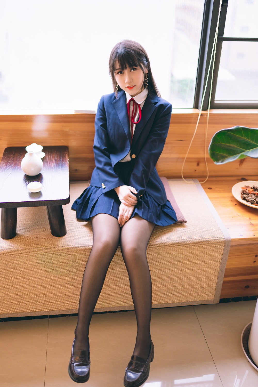 不呆猫-校服JK[64P+4V]