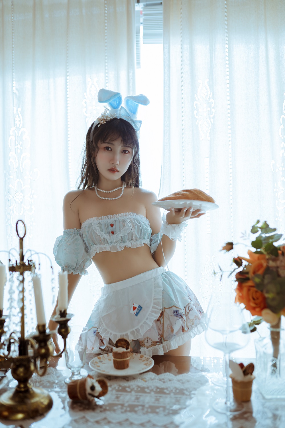 不呆猫-兔子女友[55P]