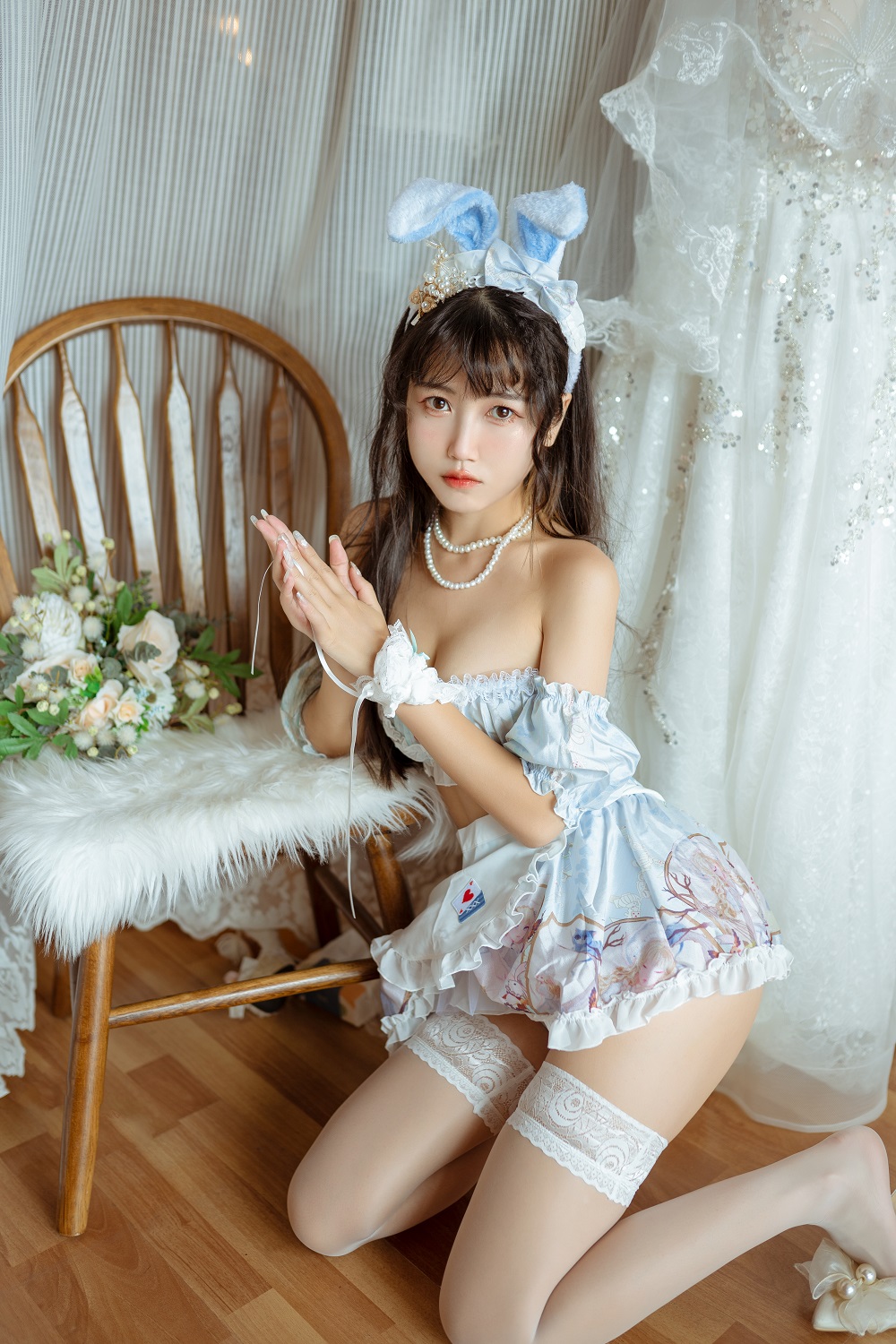 不呆猫-兔子女友[55P]