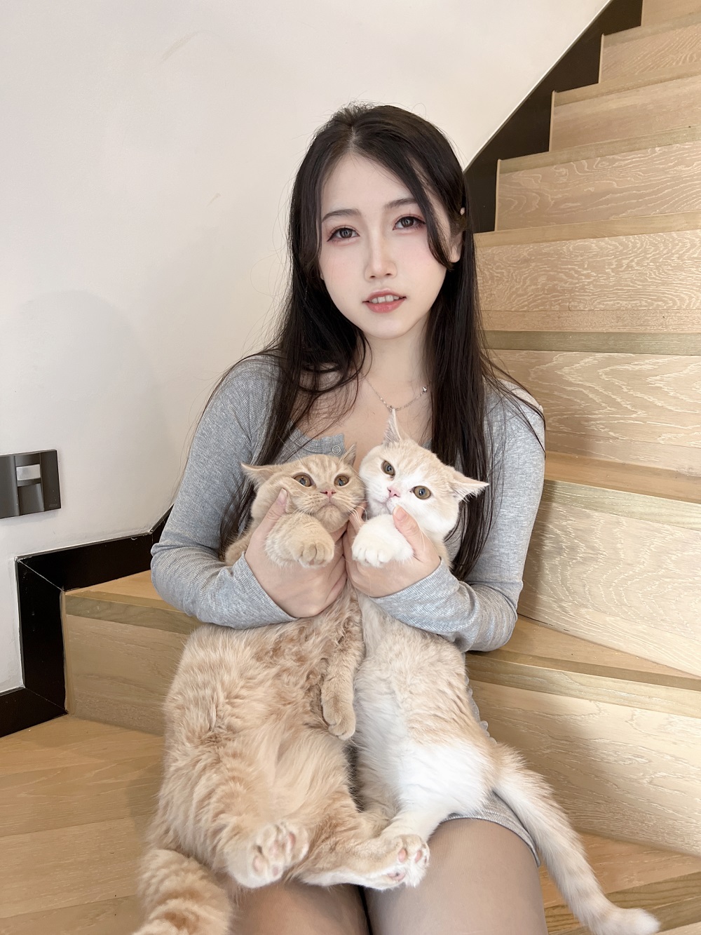不呆猫-居家猫猫女友[59P+1V]