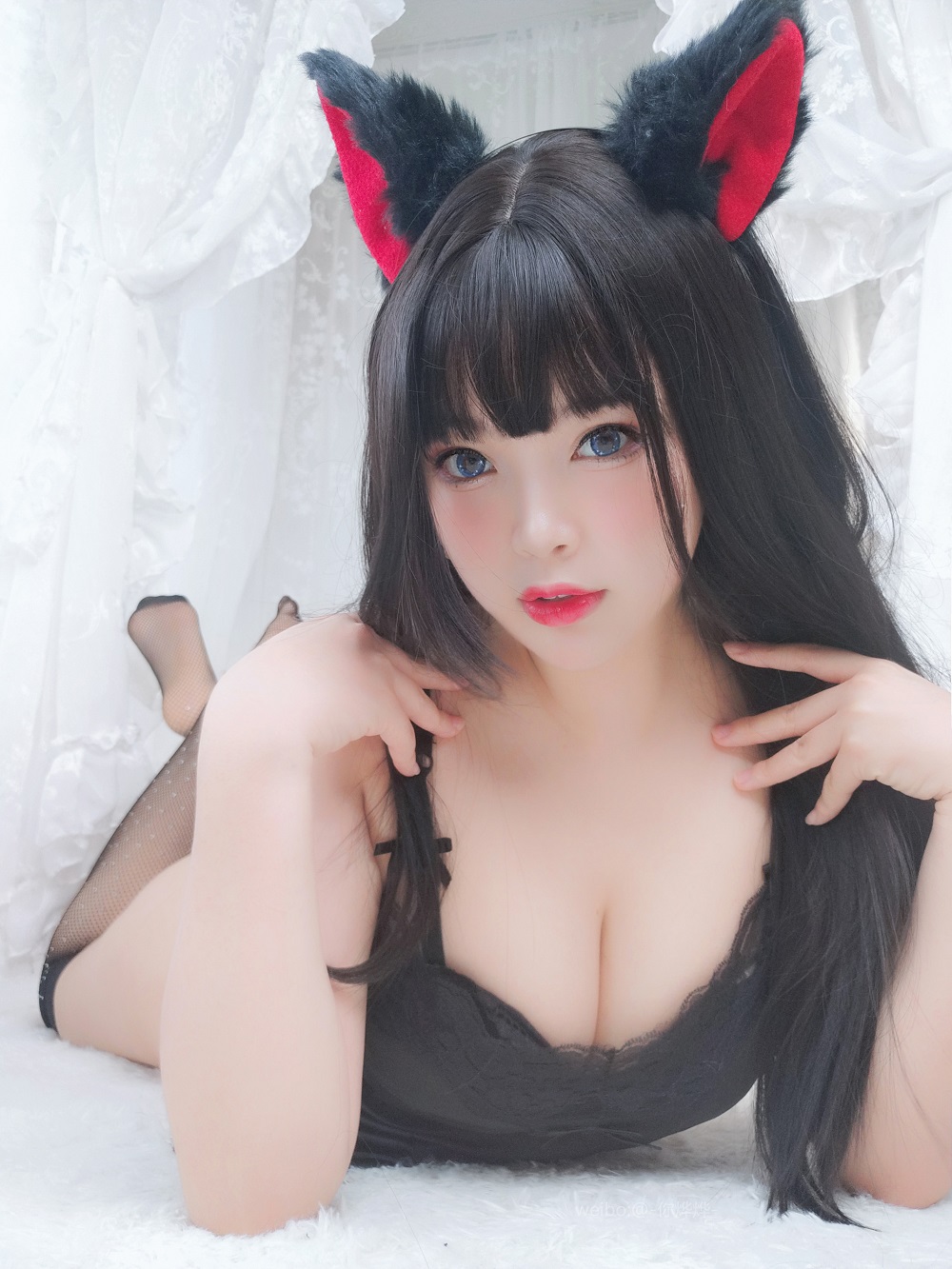 白烨-黑系猫咪少女[62P+21V]