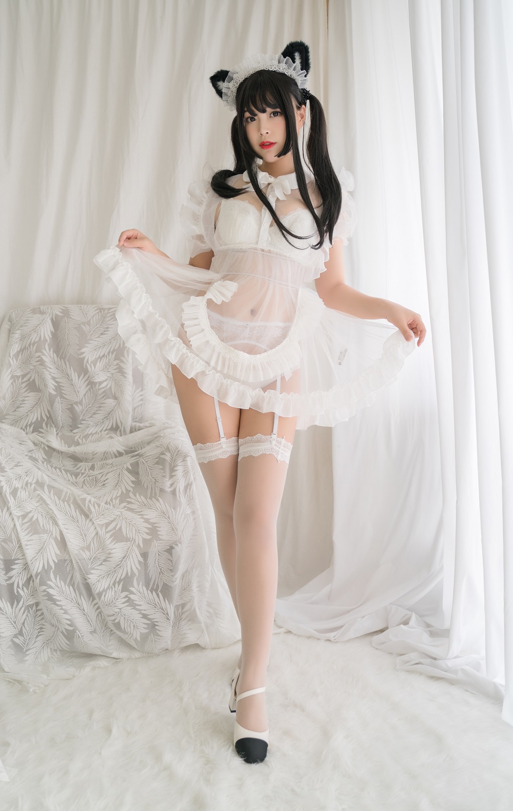 白烨-白猫透明女仆[88P+8V]