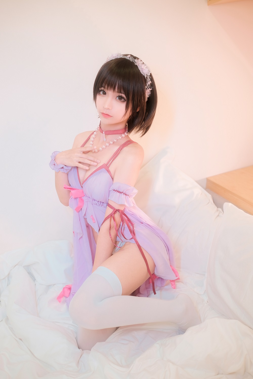 蠢沫沫-加藤惠睡衣[44P]