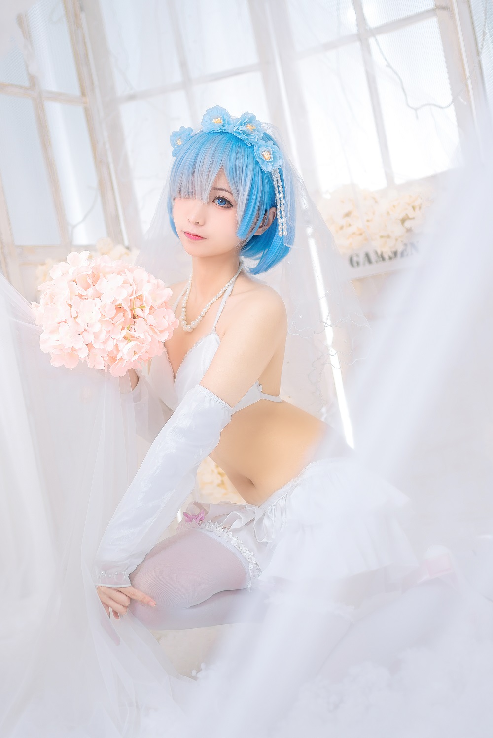 蠢沫沫-蕾姆花嫁[44P]