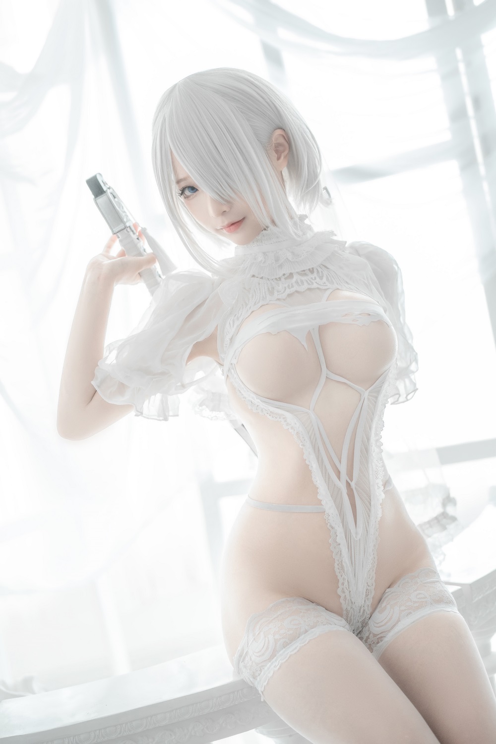 蠢沫沫-2B白婚纱[59P]