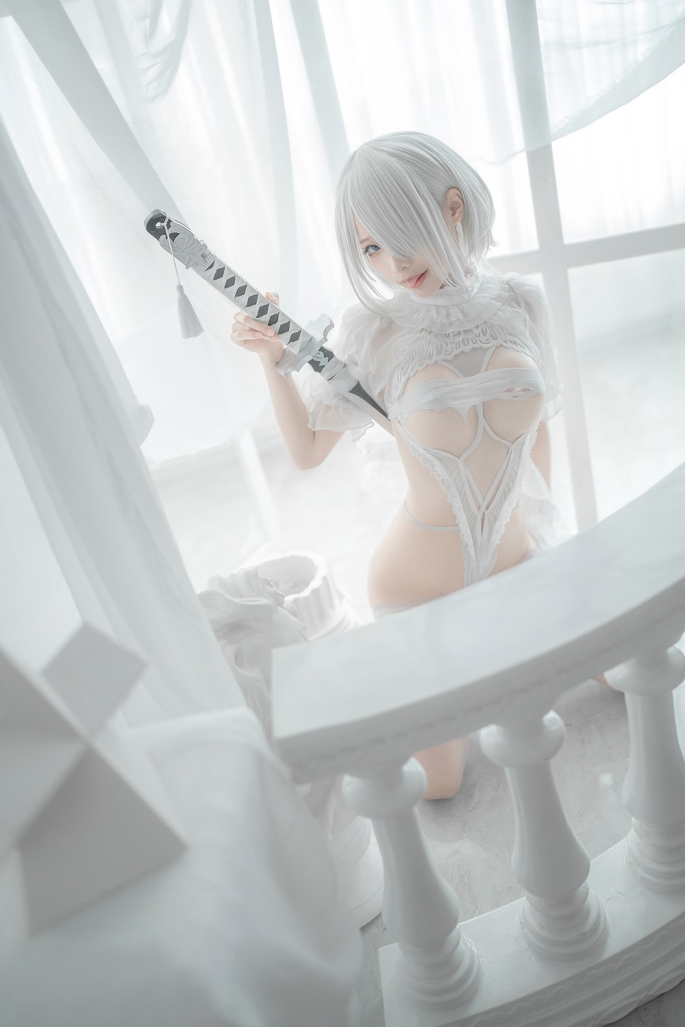 蠢沫沫-2B白婚纱[59P]