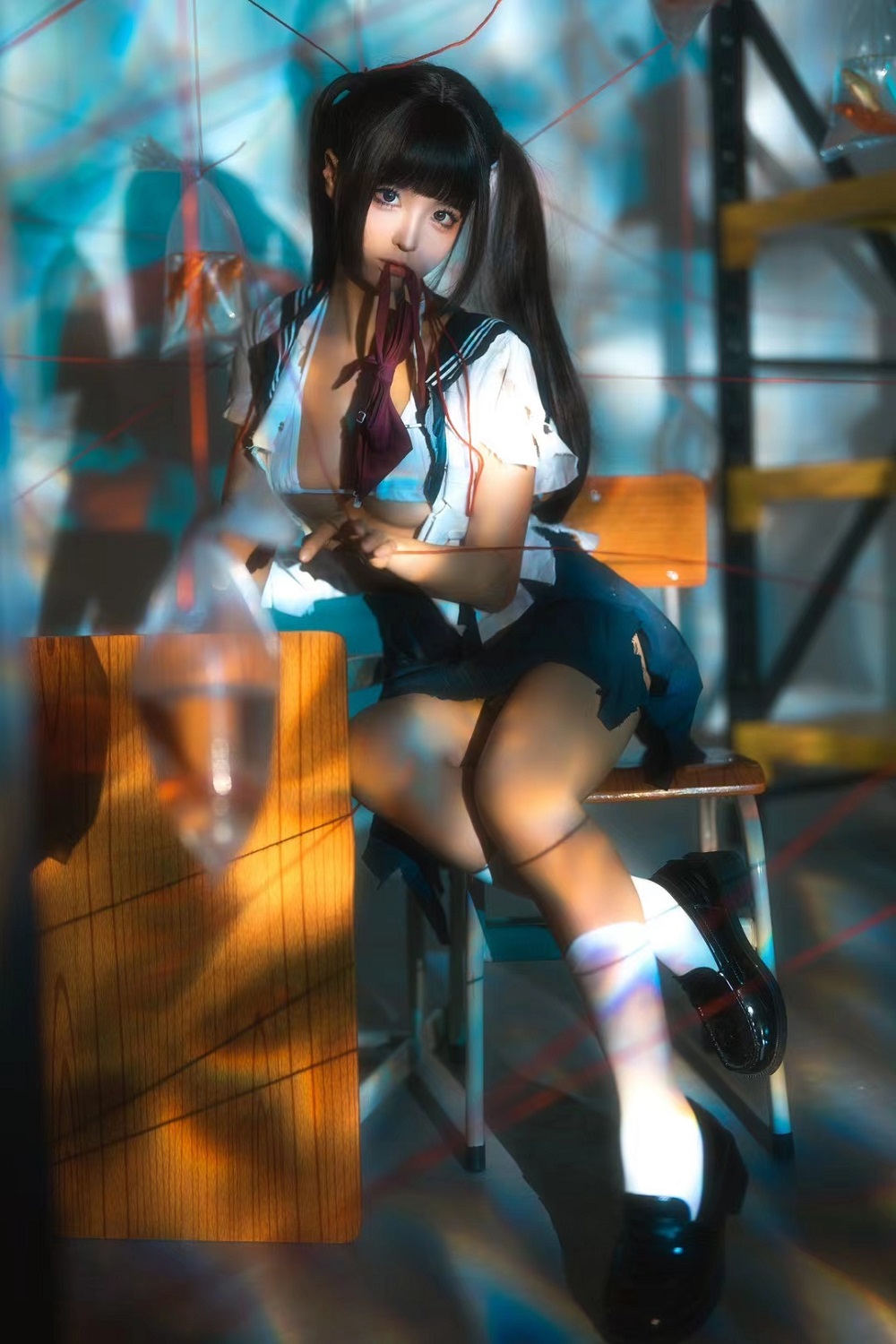 蠢沫沫-小金鱼JK[14P]