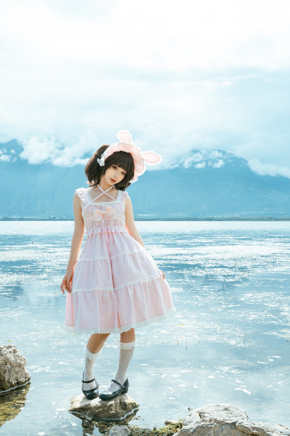 蠢沫沫-湖边的少女[11P]