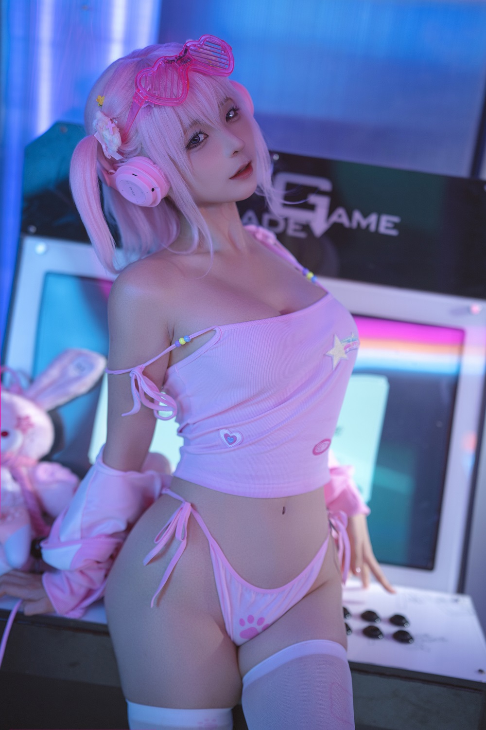 蠢沫沫-电玩少女Game Girl[342P+2V]
