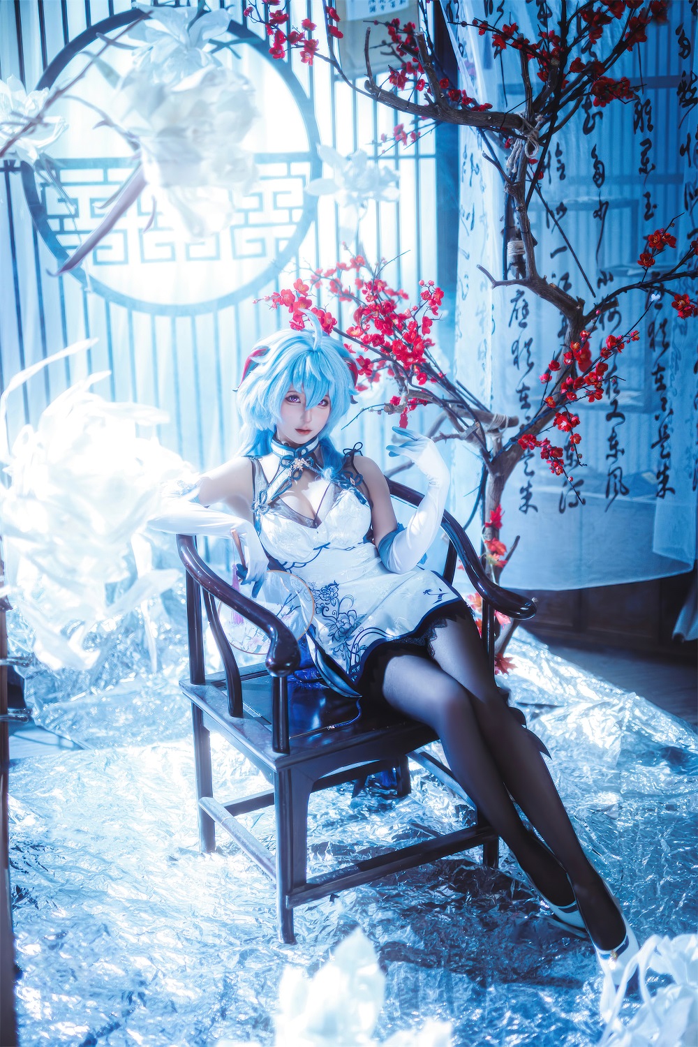 蠢沫沫-原神-甘雨旗袍[27P]