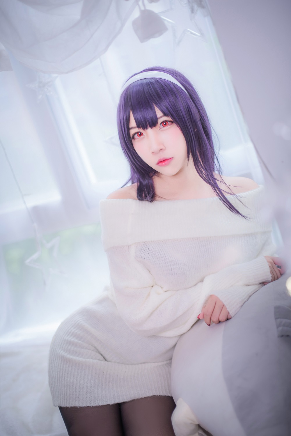 二佐Nisa-霞之丘诗羽学姐毛衣[47P]