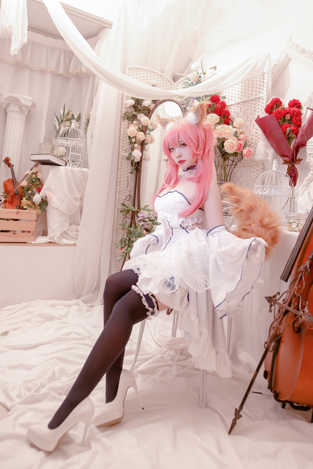 二佐Nisa-Fate-玉藻前婚纱[9P]
