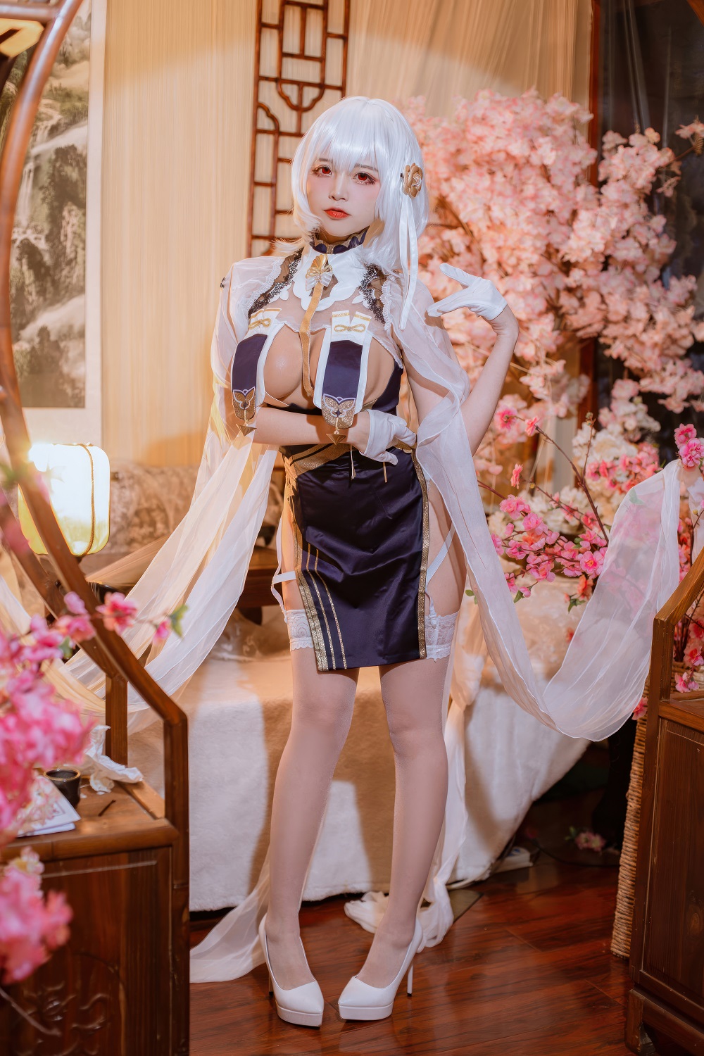 二佐Nisa-碧蓝航线-天狼星旗袍[25P]