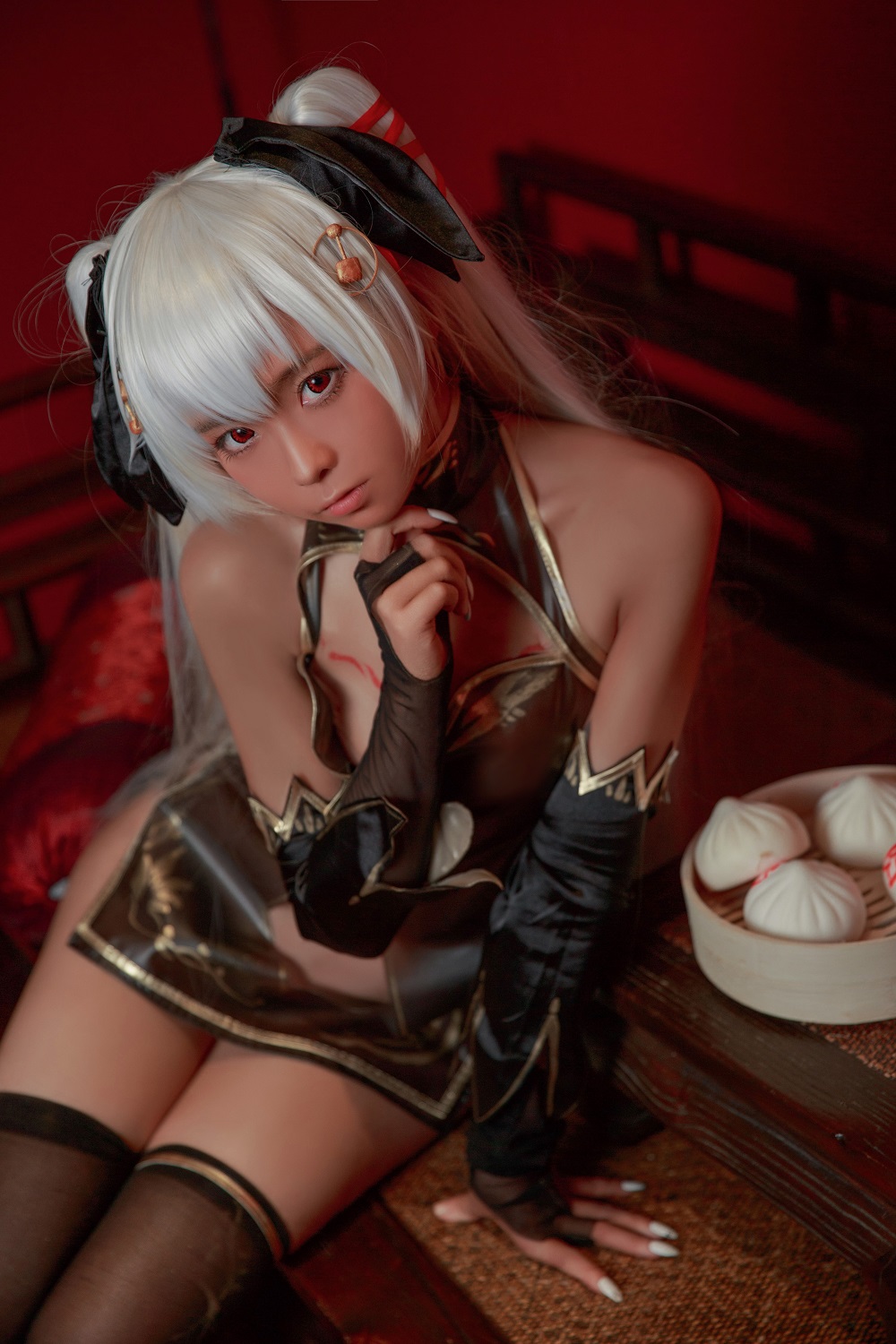 G44不会受伤-褐色旗袍娘[18P]