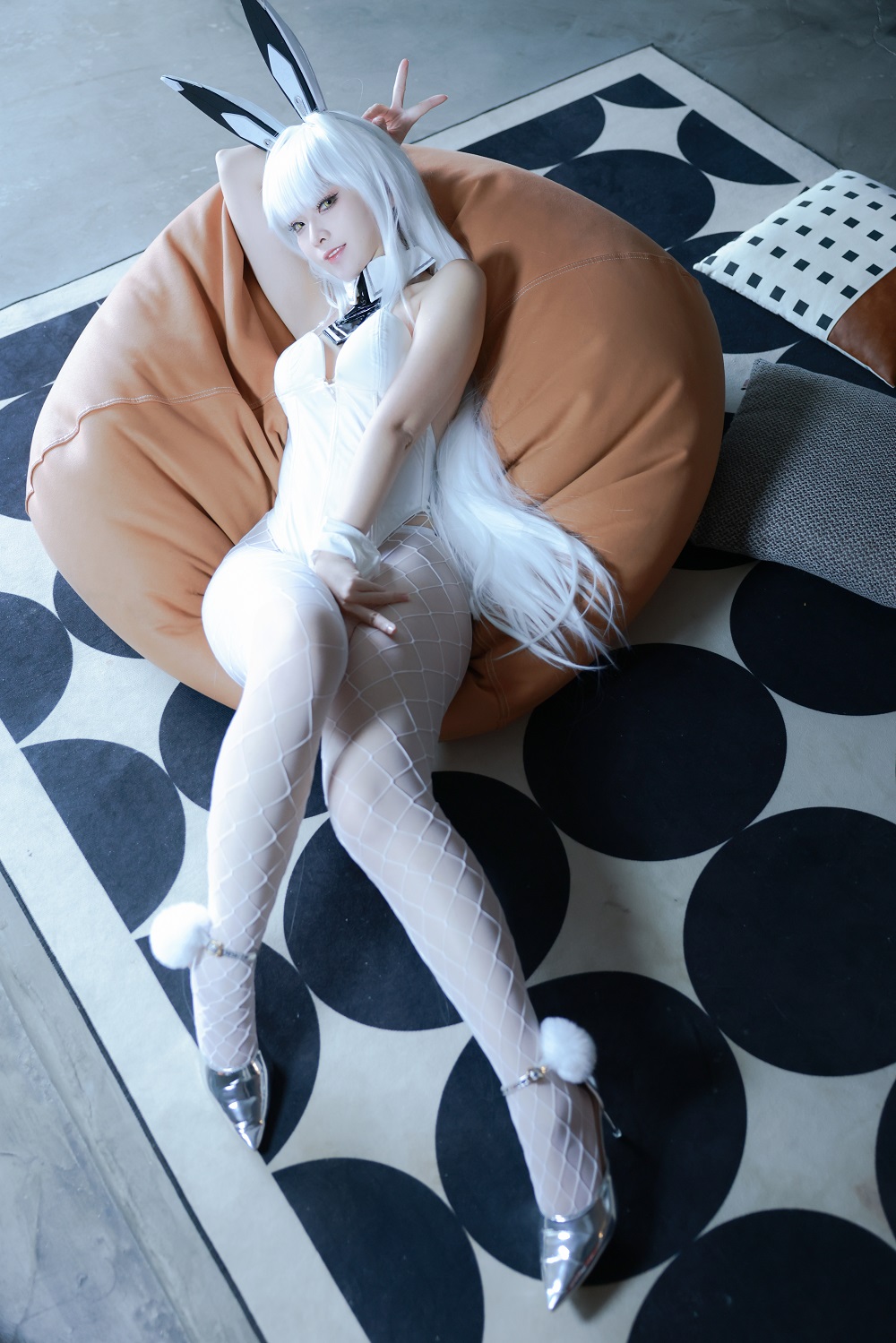 G44不会受伤-Nikke胜利女神-布兰儿兔女郎[51P]
