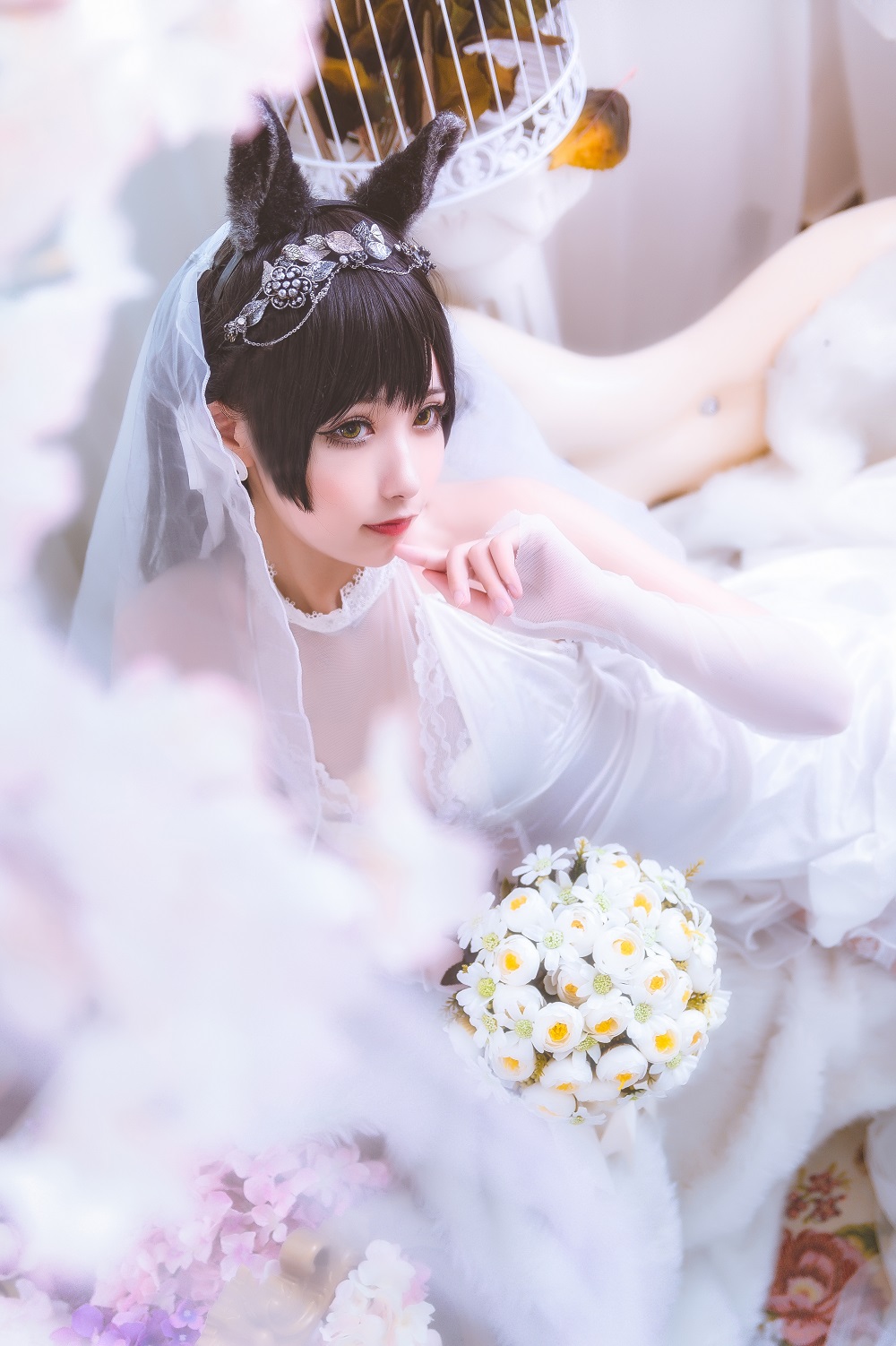 Momoko葵葵-爱宕花嫁[26P]
