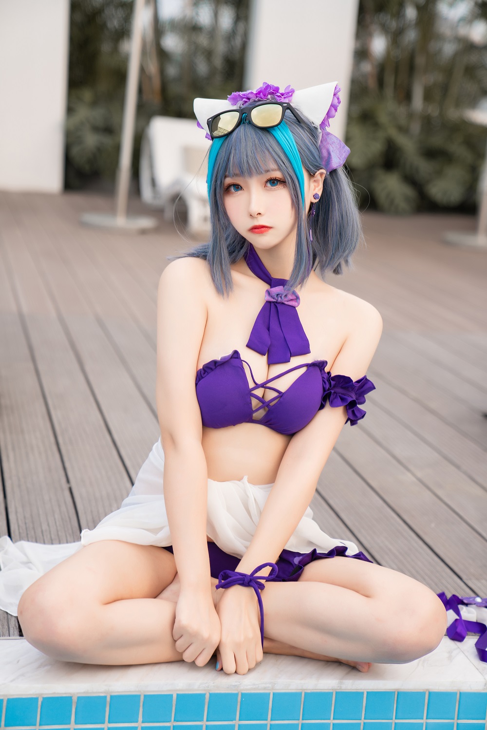 Momoko葵葵-柴郡泳装[41P+1V]