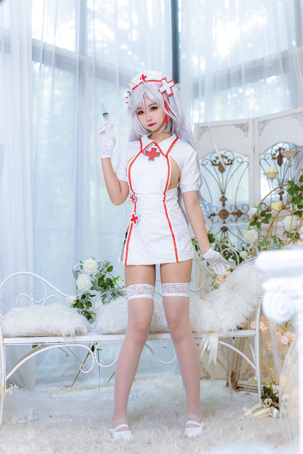 Momoko葵葵-欧根亲王护士装[21P]