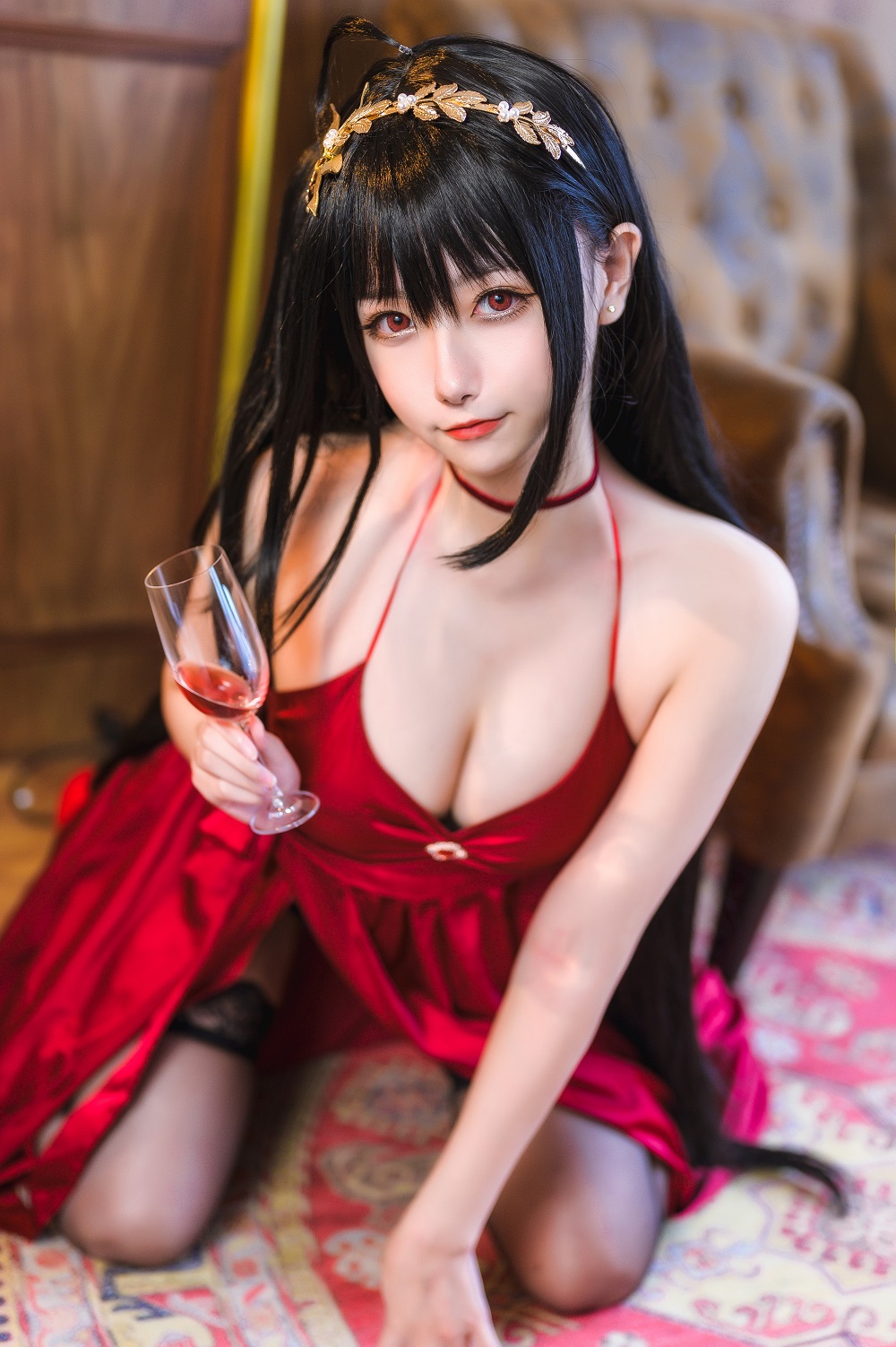 Momoko葵葵-大凤礼服[18P]
