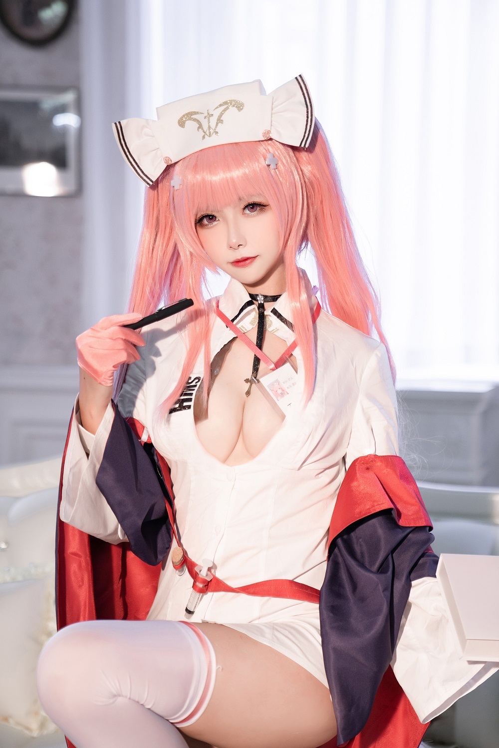 Momoko葵葵-英仙座护士服[35P]