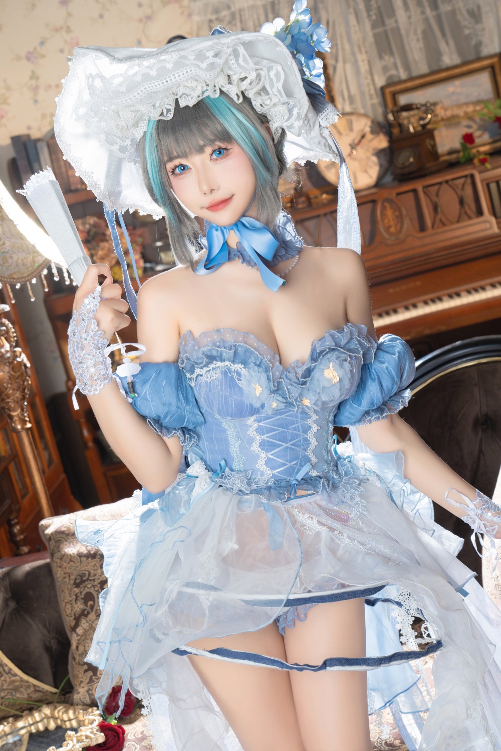 Momoko葵葵-柴郡废稿礼服[27P]
