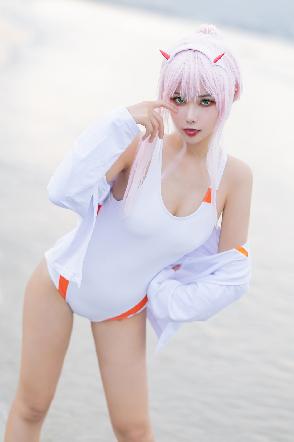 Momoko葵葵-DARLING in the FRANXX-02泳装[21P]