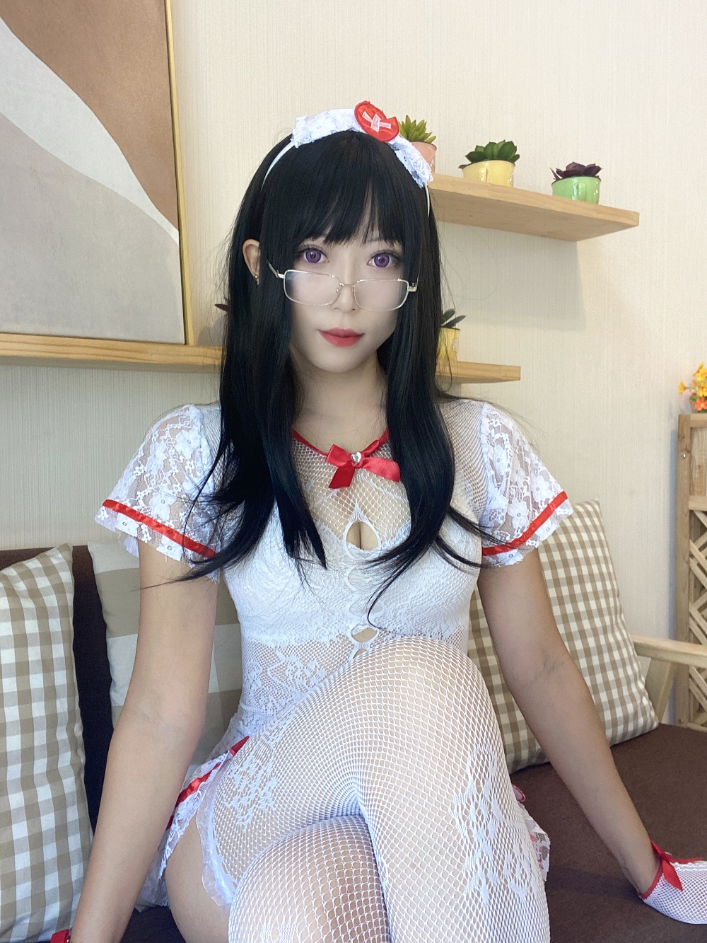 Money冷冷-白网护士套[48P+2V]