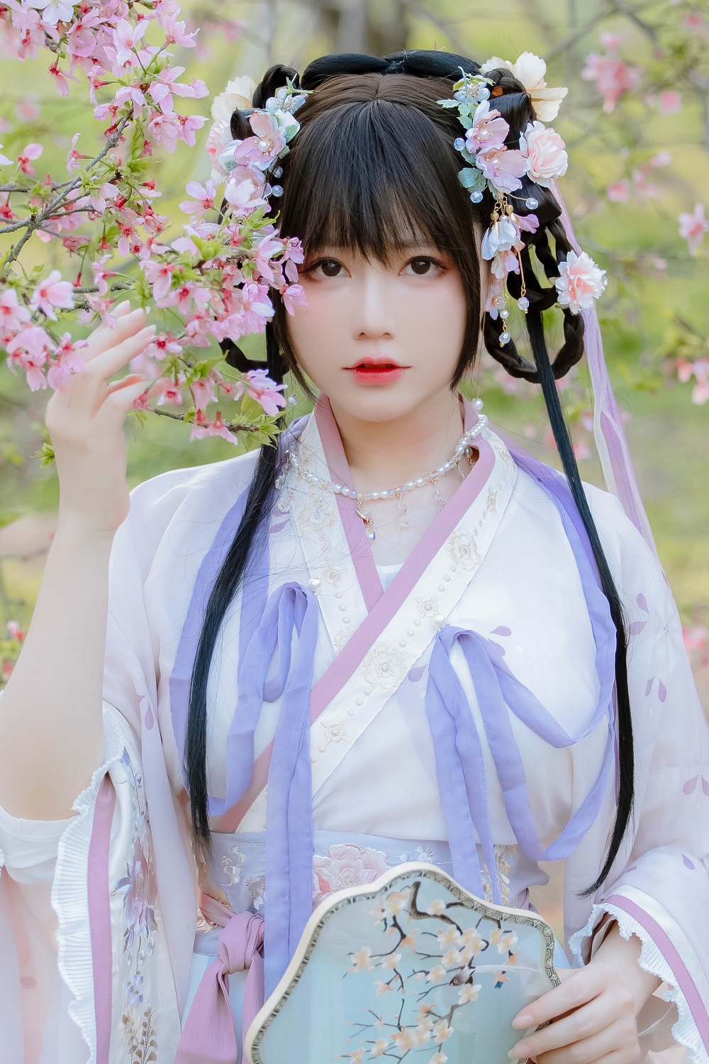 Nyako喵子-樱花汉服-花神祈愿[52P]
