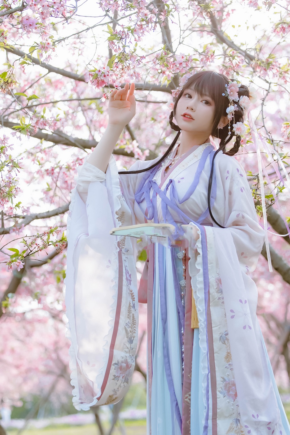 Nyako喵子-樱花汉服-花神祈愿[52P]