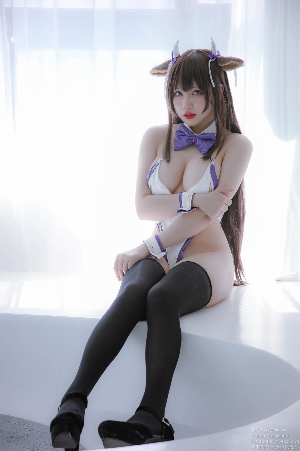 Nyako喵子-樫野本-牛牛女郎[113P+1V]