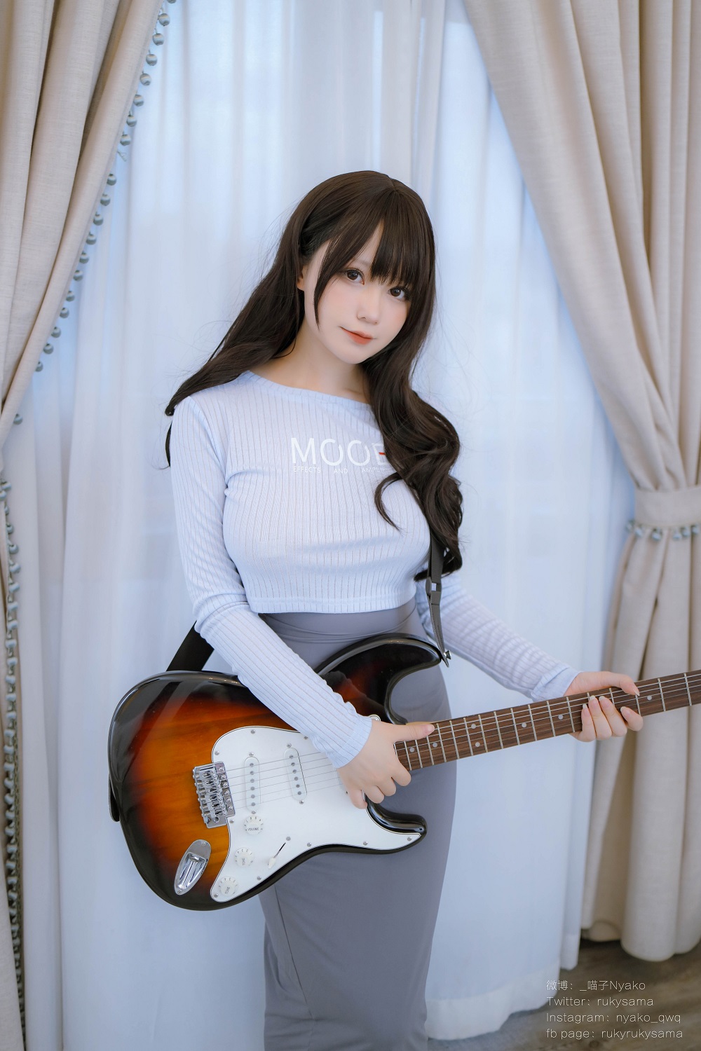 Nyako喵子-吉他妹妹连衣裙[71P+1V]