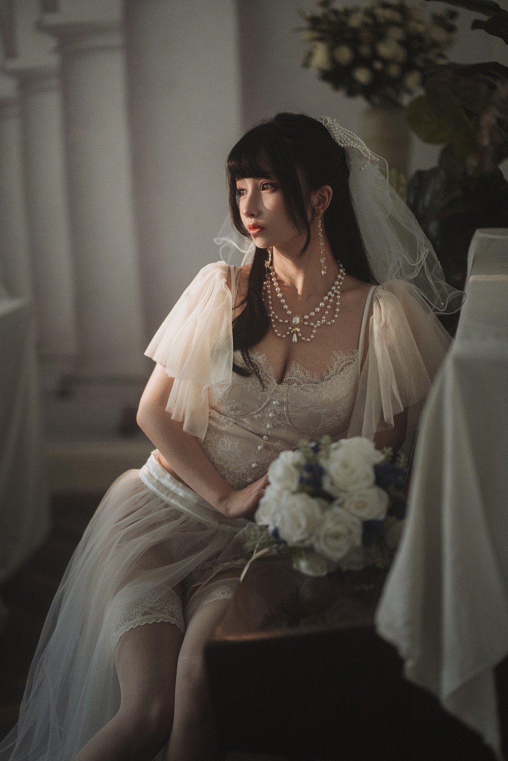 rioko凉凉子-透明婚纱[39P]
