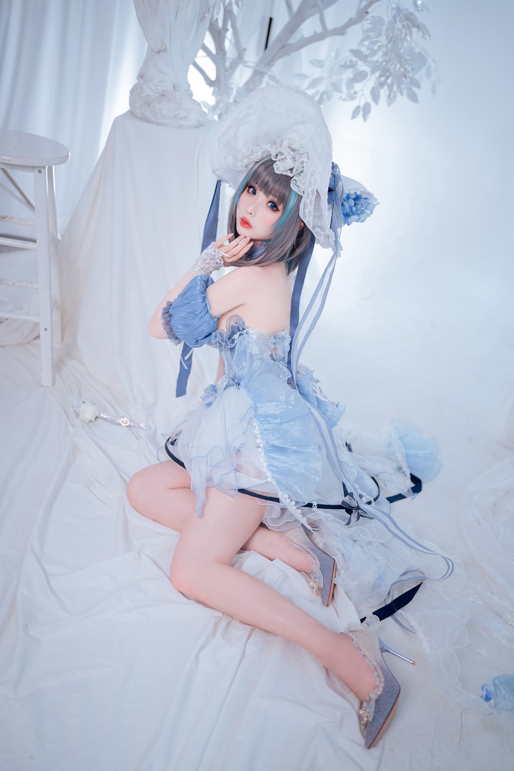 rioko凉凉子-柴郡·冰雪公主[40P]