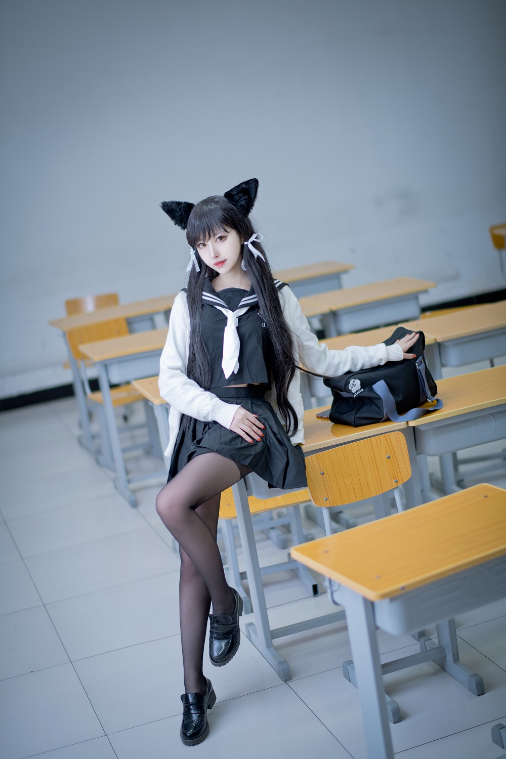 Shika小鹿鹿-爱宕制服[50P]