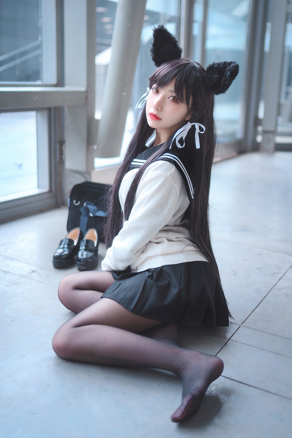 Shika小鹿鹿-爱宕制服[50P]